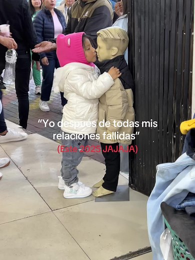 Children Interact with Mannequin in Shopping Area
