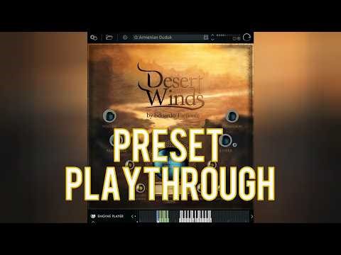 Engine Audio Desert Winds by Eduardo Tarilonte - Preset Playthrough | ENGINE PLAYER