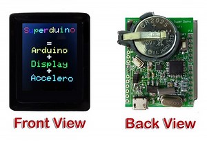 SuperDuino Arduino Color Display And Accelerometer (video)