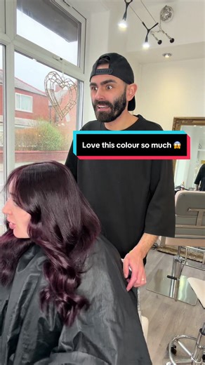 Transforming Hair Color: From Cherry Red to Deep Violet