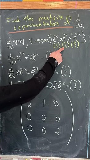 the matrix form of a linear transformation