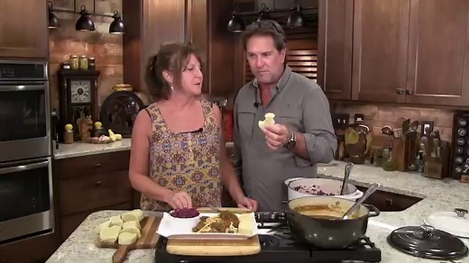 Take your mashed potatoes and turn them into dumplings! Make a simple dough with your potatoes and other ingredients, boil and slice for the perfect side dish to any meal. | Tim Farmer's Country Kitchen