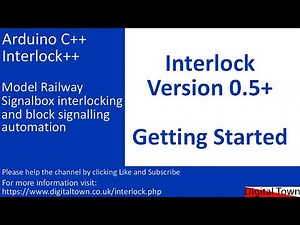 #147 Arduino C++ Interlock++ Model Railway Signalbox interlocking and block automation