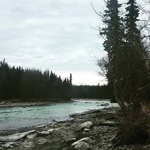 Beautiful night at the Kasilof River watching that glacial water flow. 💙 | The Kenai Peninsula, Alaska's Playground