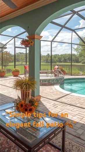 Cozy fall patio decor ideas for your backyard retreat! #fallinspiration #falldecor #PatioDecorIdeas