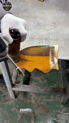 Precision Metal Cutting Process Today ⚙️ #Metalworking #Fabrication #Welding