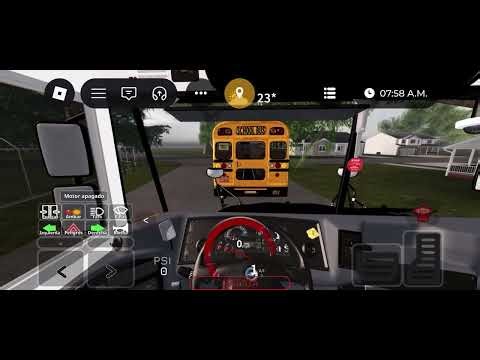 Driving a 2019 blue bird vision diesel bus #401