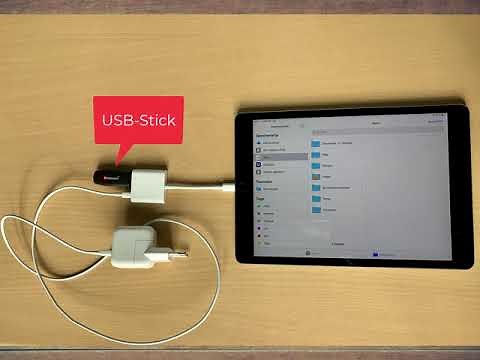 USB Stick am iPad anschließen