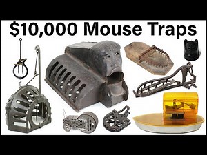 $10000 Mouse Traps! Top 10 List of Valuable Antique Mousetraps: Mousetrap Monday