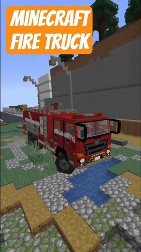 Minecraft: Build a Fire Truck Using Create mod and Chisels & Bits | Offroad Challenge