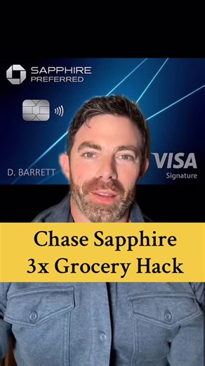 Travel Daddy Dave | Chase Sapphire Preferred hack to get TRIPLE points at the Grocery store… all the time! You’re gonna use the digital wallet of your grocery... | Instagram