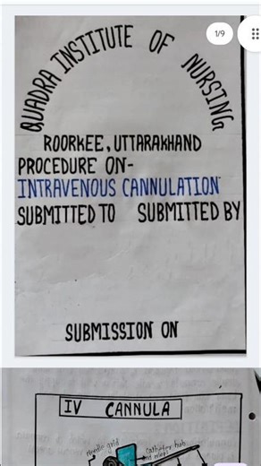 Procedure On Intravenous Cannulation #youtubeshorts #bscnursing #nursing #procedures #study