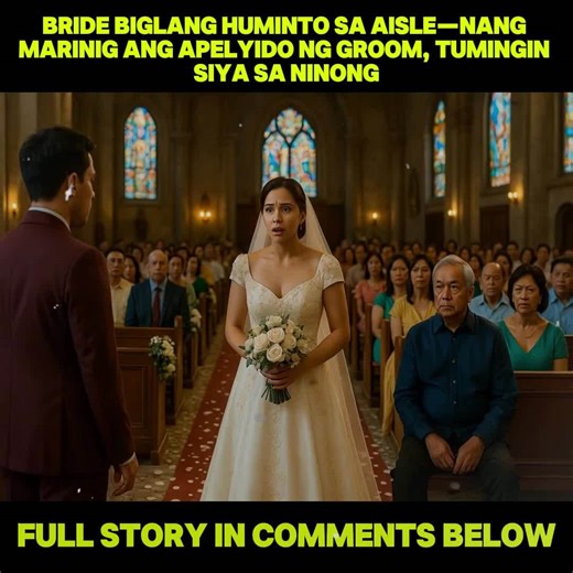 ‼️ BRIDE BIGLANG HUMINTO SA AISLE—NANG MARINIG ANG APELYIDO NG GROOM, TUMINGIN SIYA SA NINONG (watch full story in comments) | Putang ina Mo Rin
