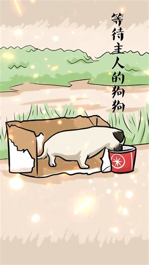 小狗不知道什么抛弃，只记得主人说要好好吃饭 #毛孩子 #萌寵 #治癒 #可愛 #感動 | 萌寵星球CutieeePlanet