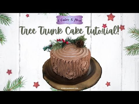 Tree Stump Cake Tutorial