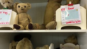 Can you help this lost bear find his way home? Alice's Bear Shop in Lyme Regis is one of the last teddy and doll hospitals in the country. They're trying to reunite one of their current patients - who was found washed up on one of the town's beaches - with its rightful owner. Do you recognise this bear and his distinctive stripey scarf? 🐻🏥 | BBC Dorset