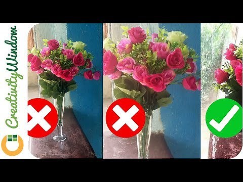 How to Make Plastic Flowers More Presentable