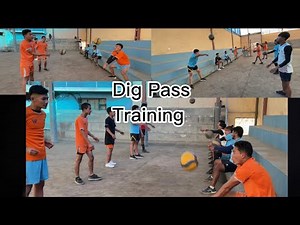 Dig Pass Technique/ Training In Volleyball, Jawalakhel Volleyball Training Center