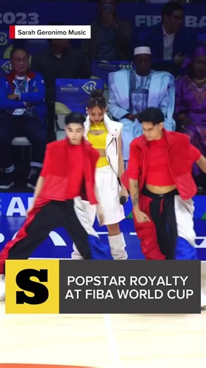 #PopstarRoyalty #SarahGeronimo performs at the #FIBAWorldCup 2023 opening 📸Sarah Geronimo Music#SunStarEntertainment #AllYouNeedToKnow #EntertainmentNewsPH #Celebrity #popsters #sarahg #performance #winforall #FIBAWC #Basketball #Alam | SunStar Davao
