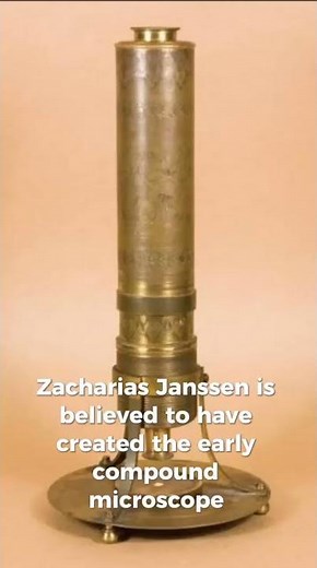 Did You Know? The First Microscope #didyouknow #history #science #microscope