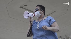 'I can't breathe': Hundreds gather and march through downtown Mansfield