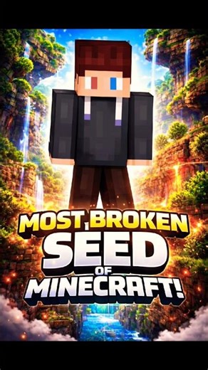 Most Broken Seed in Minecraft 😱🔥 | You Won’t Believe This World! #GamingShorts #MinecraftGameplay