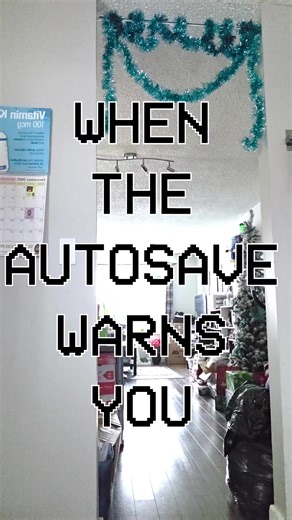 When autosave warns you 🥲 #comedyskit #gamingskits #gameskits #funnyskits #skit
