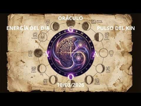 10/03/2026 - Energía Del Dia / Pulso Del Kin / Oráculo - Kin 91 - Mono Cósmico Azul