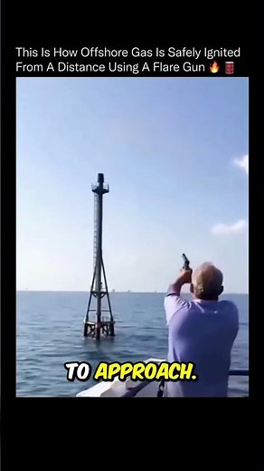 They Ignite Natural Gas With a Flare Gun