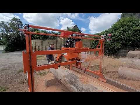 Turbosawmill 'GROUND BASED' 10" manual mill.