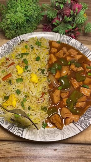 Delicious Chicken Shashlik and Fried Rice Recipe