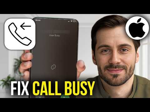 How To Fix iPhone Incoming Call Busy Problem