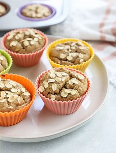 Blender Banana Oatmeal Muffins