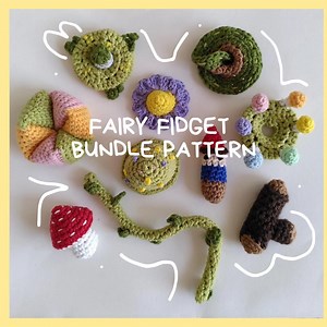 Crochet Fairy Fidget Toy PATTERN BUNDLE of 10 Mystical Themed Fidgets. Make Your Own - Etsy