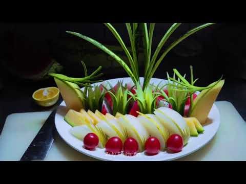 Super Easy Fruit Plating Hacks! 🍉 Quick Watermelon Carving & Garnish Ideas for Parties