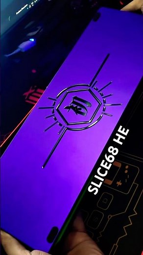 Chilkey Slice68HE - Aluminum HE keyboard 💜 | #chilkey #unboxing #keyboardreview #magnetickeyboard