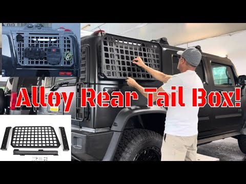 H2 Hummer Side Mount Storage Rack Shelf! Build Nearly Complete!!