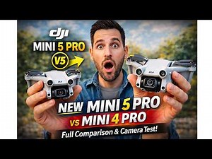 DJI Mini 5 Pro vs Mini 4 Pro – Full Comparison & Real Test