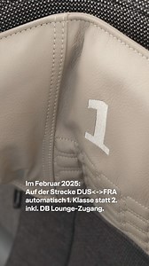 Im Februar 2025 mit Lufthansa Express Rail automatisch in die 1. Klasse zwischen DUS ⇄ FRA. | Lufthansa