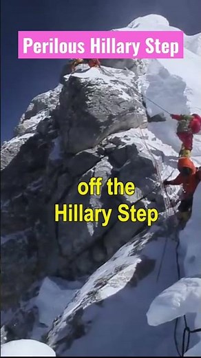 The HILLARY STEP COLLAPSED on Everest? Is it Easier Now? #shorts #everest #mountains