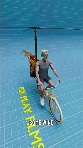 Bicycle Helicopter – Fly to School with This Crazy Invention!