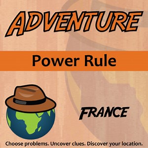 Power Rule Activity - Printable & Digital Worksheet - France Adventure