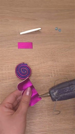 DIY Candy Hair Clips From Foamiran | Step-by-Step Tutorial