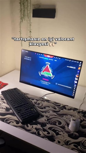 yeni 16k hz klavyem 🙌🏻 #setup #pc #pcsetup #klavye #valorant