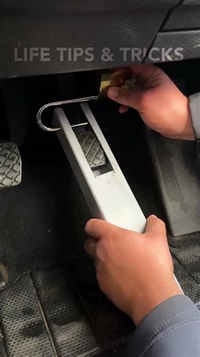 Car pedal lock method #diy #car #pedal #locking