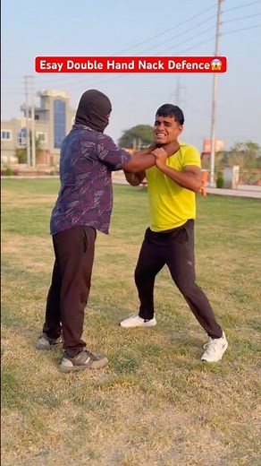 Esay Double Hand Nack Defence 😱🥋 #selfdefence #judo #selfdefense #viral #explore