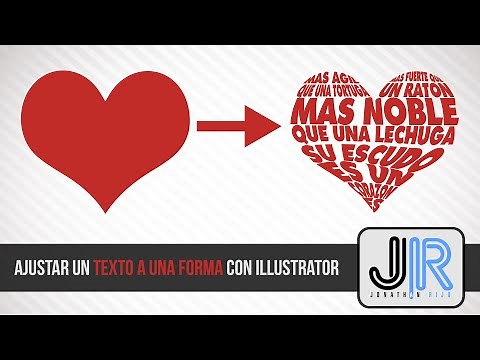 Como ajustar un texto a una forma con Illustrator (Jonathanrijo.com)