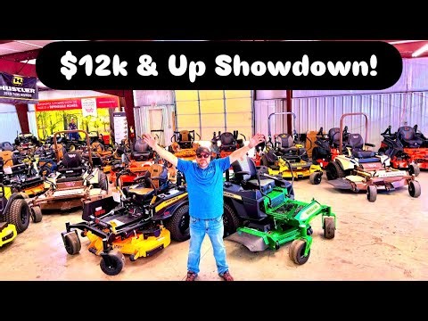 $12k and Up Showdown Bad Boy Vs Hustler Scag Grasshopper & the New Warhawk Mowers!!