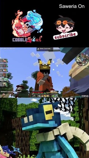 Oshawott ➜ Dewott Evolution Moment #minecraft #shorts