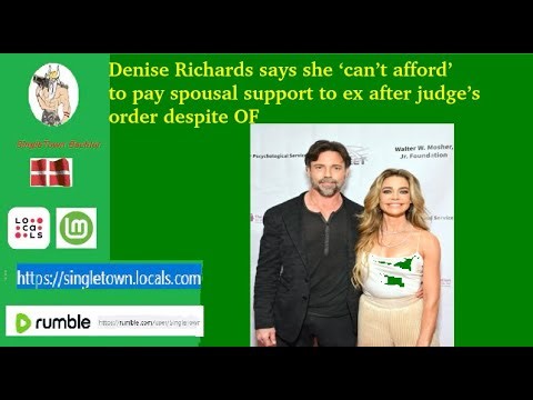 Denise Richards says she ‘can’t afford’ to pay spousal support to ex after judge’s order Despite